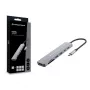 CONCEPTRONIC Docking Station USB-C 7 em 1 com HDMI, USB-C PD, 2x USB-A, Leitor de Cartões SD e MicroSD, Cabo de 25 cm, Space Grey