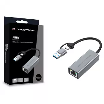 Conceptronic ABBY08G adaptador de rede Gigabit USB 3.0