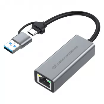 Conceptronic ABBY08G adaptador de rede Gigabit USB 3.0
