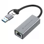 Conceptronic ABBY08G adaptador de rede Gigabit USB 3.0