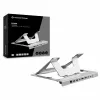Suporte para portátil Conceptronic DONN35S com docking station USB-C 7 em 1, Dual-HDMI 4K60Hz, GbE, USB-C 5Gbps, 2x USB-A, 100W PD, prateado