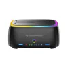 Conceptronic DONN36B dock para HDD/SSD SATA de 2 baías, USB 3.0, 2x USB-A, preto