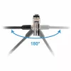 Cadeado de segurança para portátil Conceptronic NBT Nano-Lock Dual, 4 dígitos, cabo de aço 1,8 m, preto/prateado