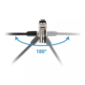 Conceptronic NBT cadeado de combinação para portátil com ranhura de segurança Nano 1,8 m