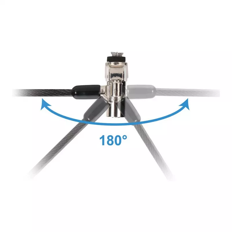 Conceptronic NBT cadeado de combinação para portátil com ranhura de segurança Nano 1,8 m