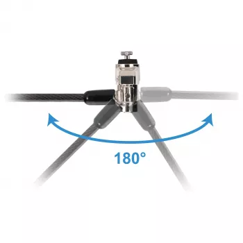 Conceptronic NBT Cabo de Segurança para Portátil com Chave Standard 1,80m