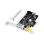 Conceptronic Sound Placa PCIe 7.1CH S/PDIF até - PCI - 24 Bit