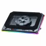 Conceptronic THYIA03B Base de arrefecimento USB-C para portátil com suporte para smartphone, RGB, 12V