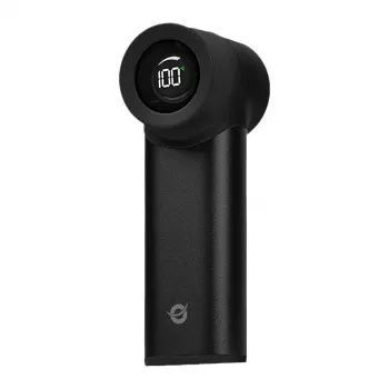 Conceptronic ventoinha de mão Turbo, USB-C para USB-A, alumínio, 5V, preto