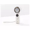 Ventilador de mão Conceptronic Turbo com placa de arrefecimento, creme