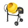 Betonilha 180L HCM650 850W Betoneira elétrica de tambor com tambor de aço, coroa dentada de ferro fundido, IP44, 2 rodas de borracha maciça, dispositivo de basculamento por volante