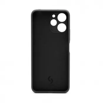Connect Capa de silicone Premium Soft Touch para Xiaomi Redmi 12 / Redmi 12 5G preta
