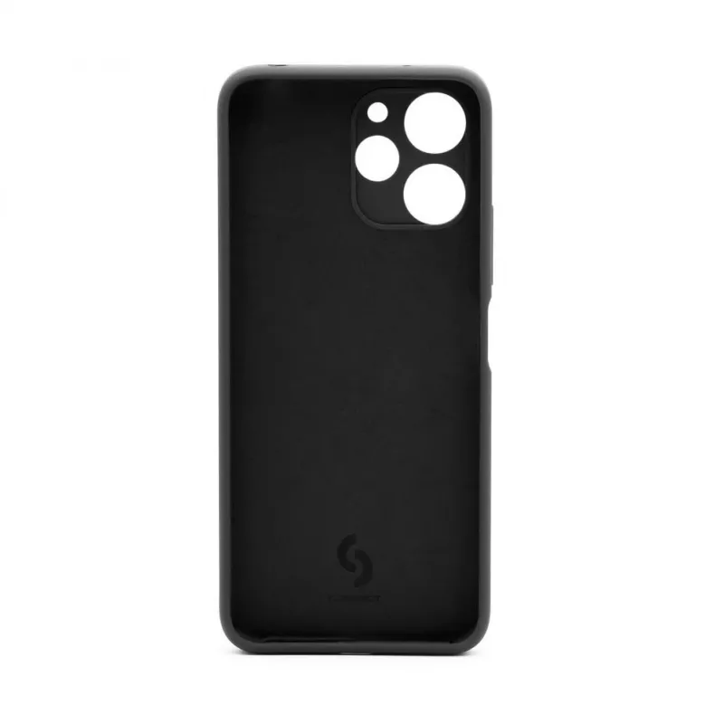 Connect Capa de silicone Premium Soft Touch para Xiaomi Redmi 12 / Redmi 12 5G preta