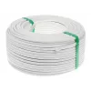 CONOTECH NS100 Cabo coaxial Trishield 1m branco 75 Ohm triplamente blindado