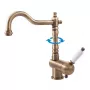 CONTIPRO misturadora monocomando de lavatório L508.5/8SM cromado polido