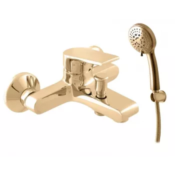 Torneira de banheira CONTIPRO Colorado com suporte de duche dourado DCO154.5/1Z