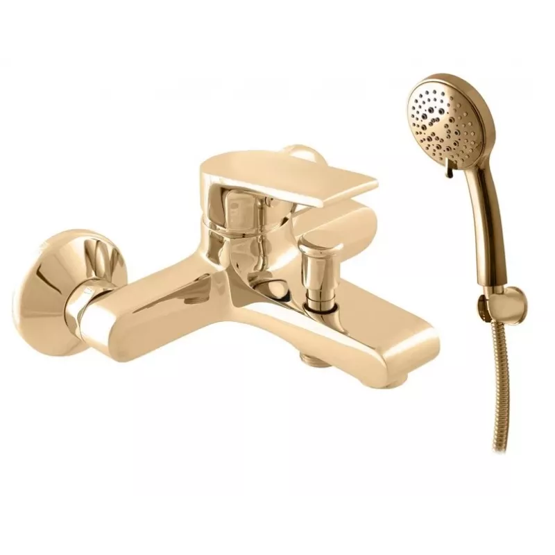 Torneira de banheira CONTIPRO Colorado com suporte de duche dourado DCO154.5/1Z