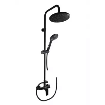 CONTIPRO Conjunto de duche com torneira termostática preto MT Colorado