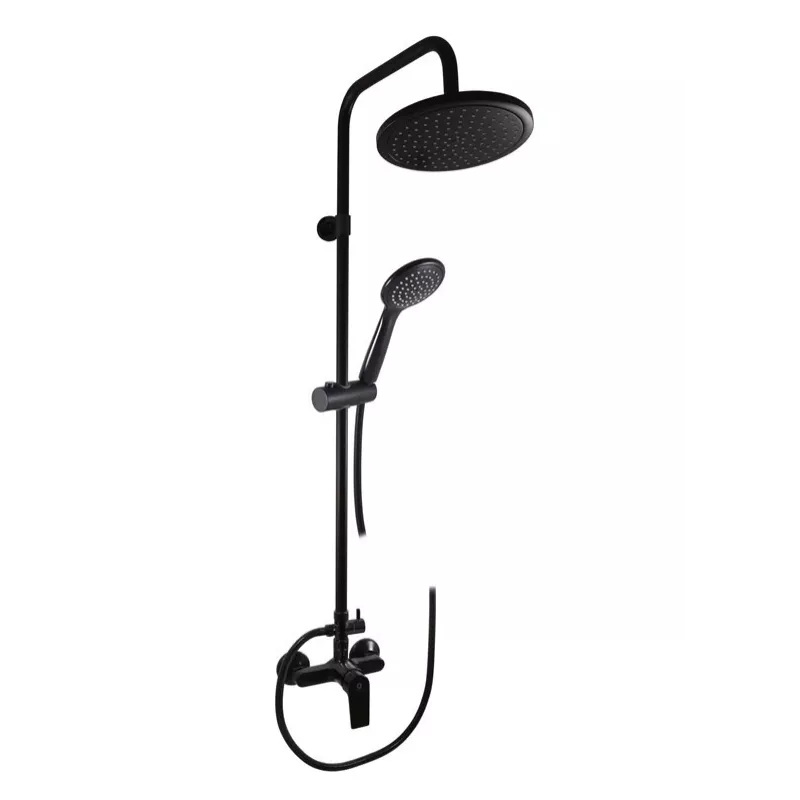 CONTIPRO Conjunto de duche com torneira termostática preto MT Colorado