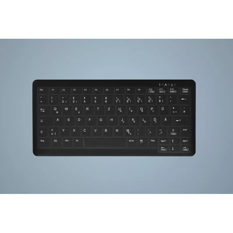 CHERRY AKTIVE KEY Teclado higiénico Mini Notebook Style Seale - US - preto (AK-C4110F-U1-B/US)