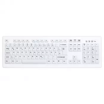 Teclado sem fios CONTOUR DESIGN Active Key AK-C8100 tamanho completo (RF 2,4 GHz, membrana, branco, QWERTZ)