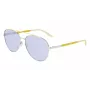 Óculos de sol Converse CV100SACT045 homem com armação quadrada - armação preta, lentes cinzentas, 57 mm