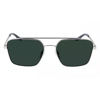 Converse CV101SACTI045 Óculos de sol retangulares de homem - Armação preta, lentes cinzentas, 56 mm