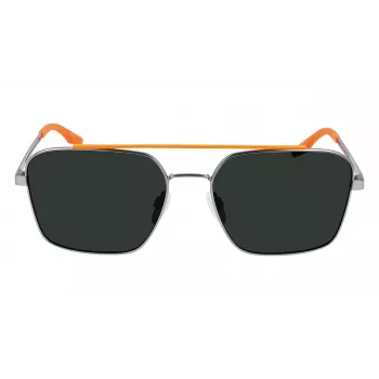Converse CV101SACTITE7 Óculos de sol de homem - Armação preta mate, lentes cinzentas fumadas, 56 mm