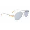 Óculos de sol de homem Converse CV300SDISR100 - armação de acetato preta, lentes de policarbonato cinzentas, 58 mm