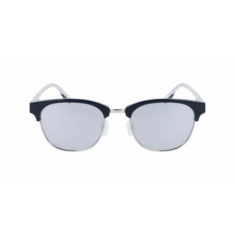 CONVERSE CV301SDSRUPT Óculos de sol quadrados para homem, armação de acetato preta, lentes de policarbonato cinzentas, 52 mm