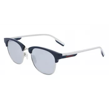 CONVERSE CV301SDSRUPT Óculos de sol quadrados para homem, armação de acetato preta, lentes de policarbonato cinzentas, 52 mm