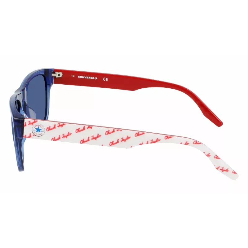 Óculos de sol de homem Converse CV500SALSTAR4 - armação preta, lentes cinzentas fumadas, 57 mm