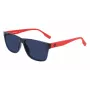 Óculos de sol Converse CV516SFORCE41 para homem, armação retangular azul, lentes cinzentas, 55/17/145 mm