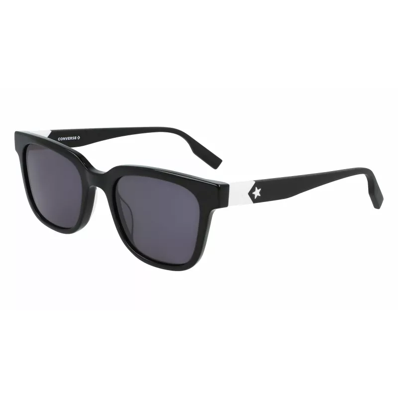 Converse CV519SRISEUP0 Óculos de sol para mulher - Armação preta, lentes cinzentas, 51 mm