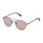 Óculos de sol CONVERSE unissexo retangulares SCO057Q520K53 - armação preta lentes cinzentas 52/21/140 mm