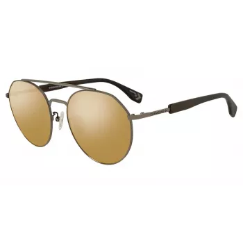 Óculos de sol unissexo CONVERSE SCO053Q56568G armação preta brilhante lente verde 56/19/140 mm