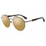 Óculos de sol unissexo CONVERSE SCO053Q56568G armação preta brilhante lente verde 56/19/140 mm