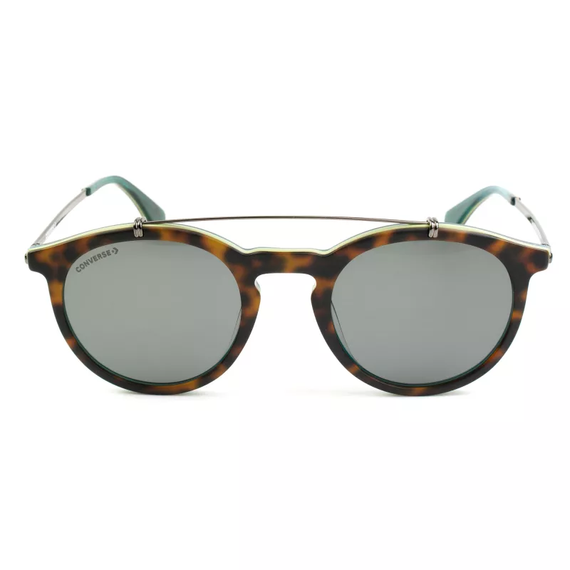 Óculos de sol unissexo Converse SCO139500ALI - armação preta, lentes cinzentas, proteção UV400