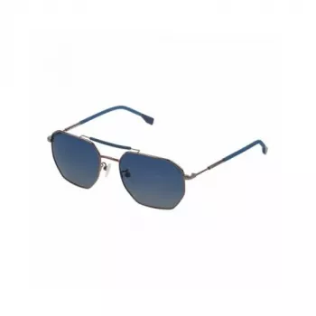 CONVERSE Óculos de sol unissexo SCO25255K71P - armação quadrada, lentes cinzentas polarizadas, proteção UV400