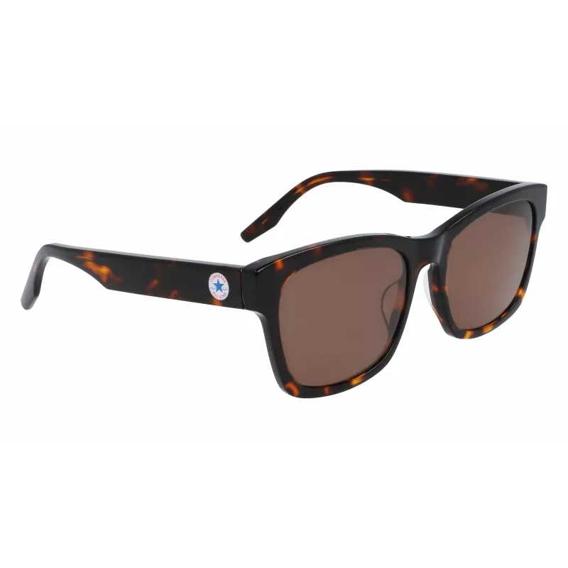 Óculos de sol retangulares de mulher CONVERSE C501SALTAR239 - lente fumada - armação preta de acetato - 56/18/140 mm
