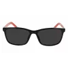 Óculos de sol de mulher CONVERSE CV506SCHUCK01 - armação preta, lentes cinzentas, 57 mm