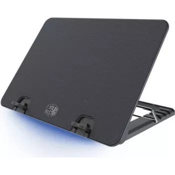Cooler Master NotePal ErgoStand IV Suporte de refrigeração para portátil, ventoinha de 140 mm, 9-17 polegadas, Preto (R9-NBS-E42K-GP)