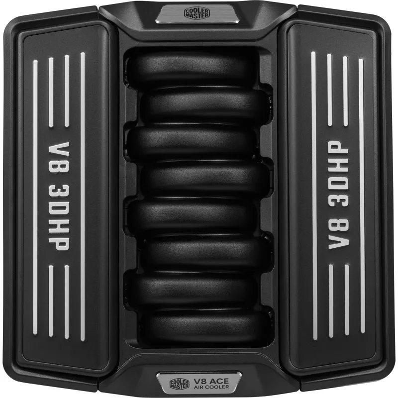Arrefecedor de CPU a ar Cooler Master V8 ACE 3DHP, preto, AMD, 120mm