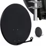 Antena parabólica CORAB 80 cm escura (ASC-800M-C) - Antena parabólica offset