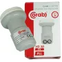 Conversor LNB twin CORAB C120TWN – 2 saídas, feedhorn de 40 mm, baixo ruído 0,1 dB, resistente às intempéries Type-F
