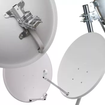 CORAB Antena Parabólica 90 cm Standard Branco (COR-900SAE-J) - Satélite