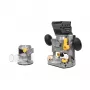 Fresadora de tupia a bateria DB18V-061 18V sem escovas com base fixa e base de imersão