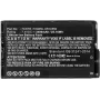 CoreParts MBXDE-BA0184 Bateria de substituição para Dell Latitude 12 7202 / 7202 Rugged Tablet - 7,6V 3400mAh 25,84Wh Li-Ion 2 células Preto