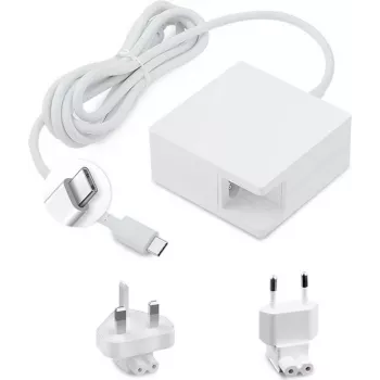 COREPARTS MicroBattery MBXUSBC-AC0001-W Fonte de alimentação USB-C PD 45W, branca
