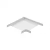 CORNER RS90-60-300 M Canto para sistema de caleiras Pipelife RS90, ângulo 90°, braços 300 mm, PVC cinzento